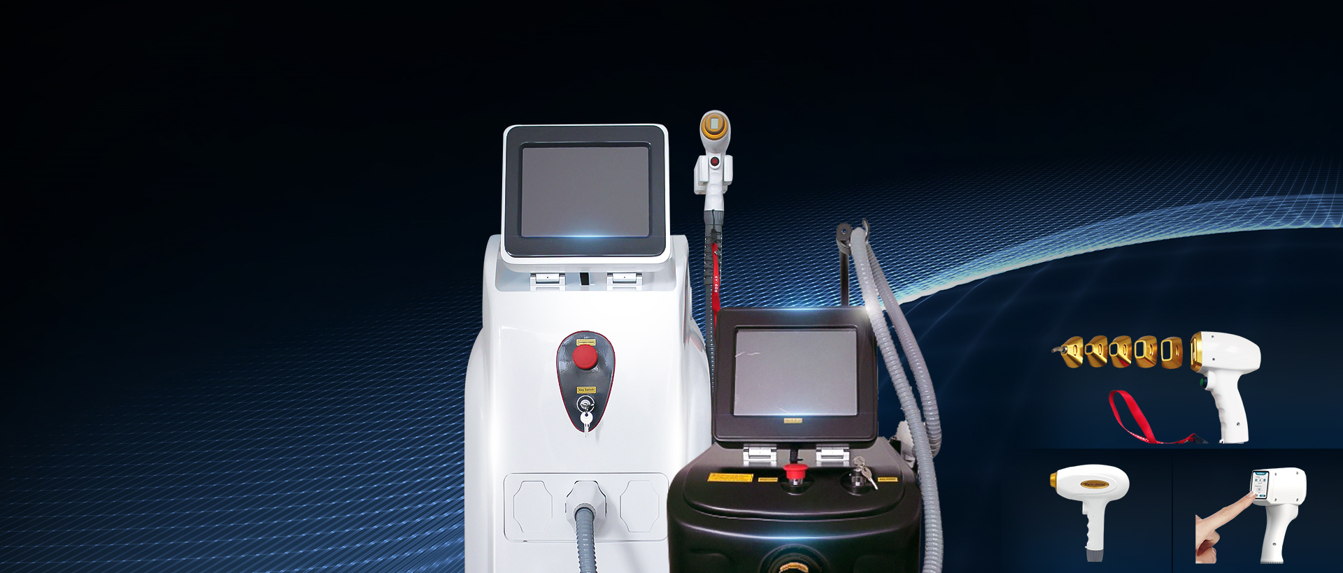 machine d'&eacute;pilation au laser &agrave; diode