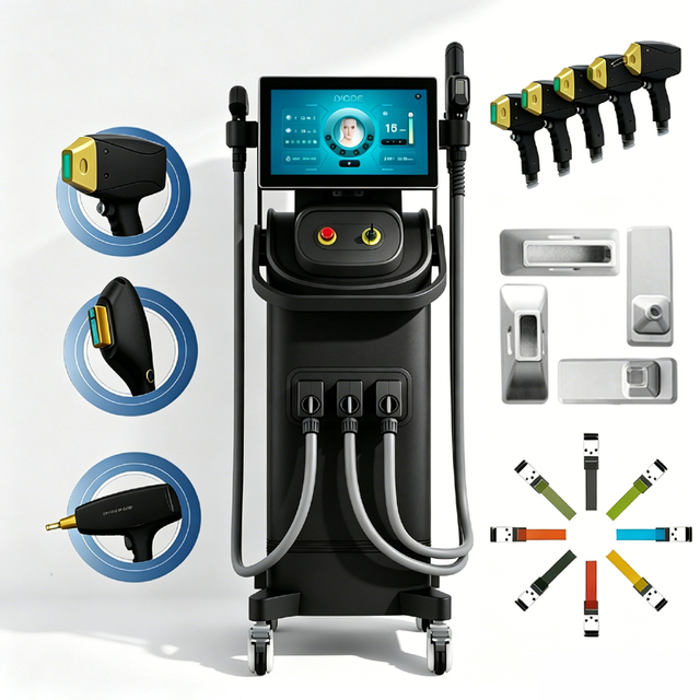 Machine 3 en 1 - Laser &agrave; diode & BBL & Nd : Yag